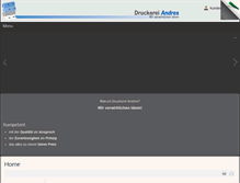 Tablet Screenshot of andres-druck.de